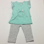 Taşlı Kız 9 12M Kız Bebek Takım
